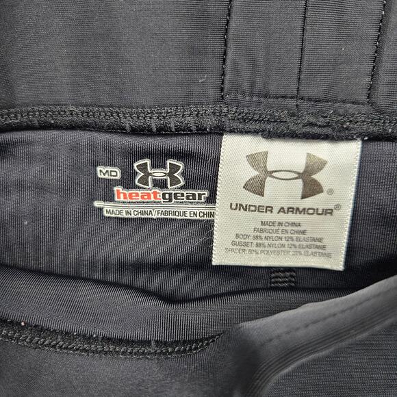 Under Armour Torque Slider Compression Black Shorts Womens M MPZ1 Softball - Picture 2 of 7